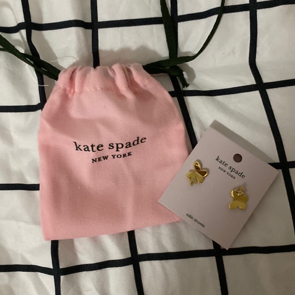 NWT Kate Spade butterfly earrings!
